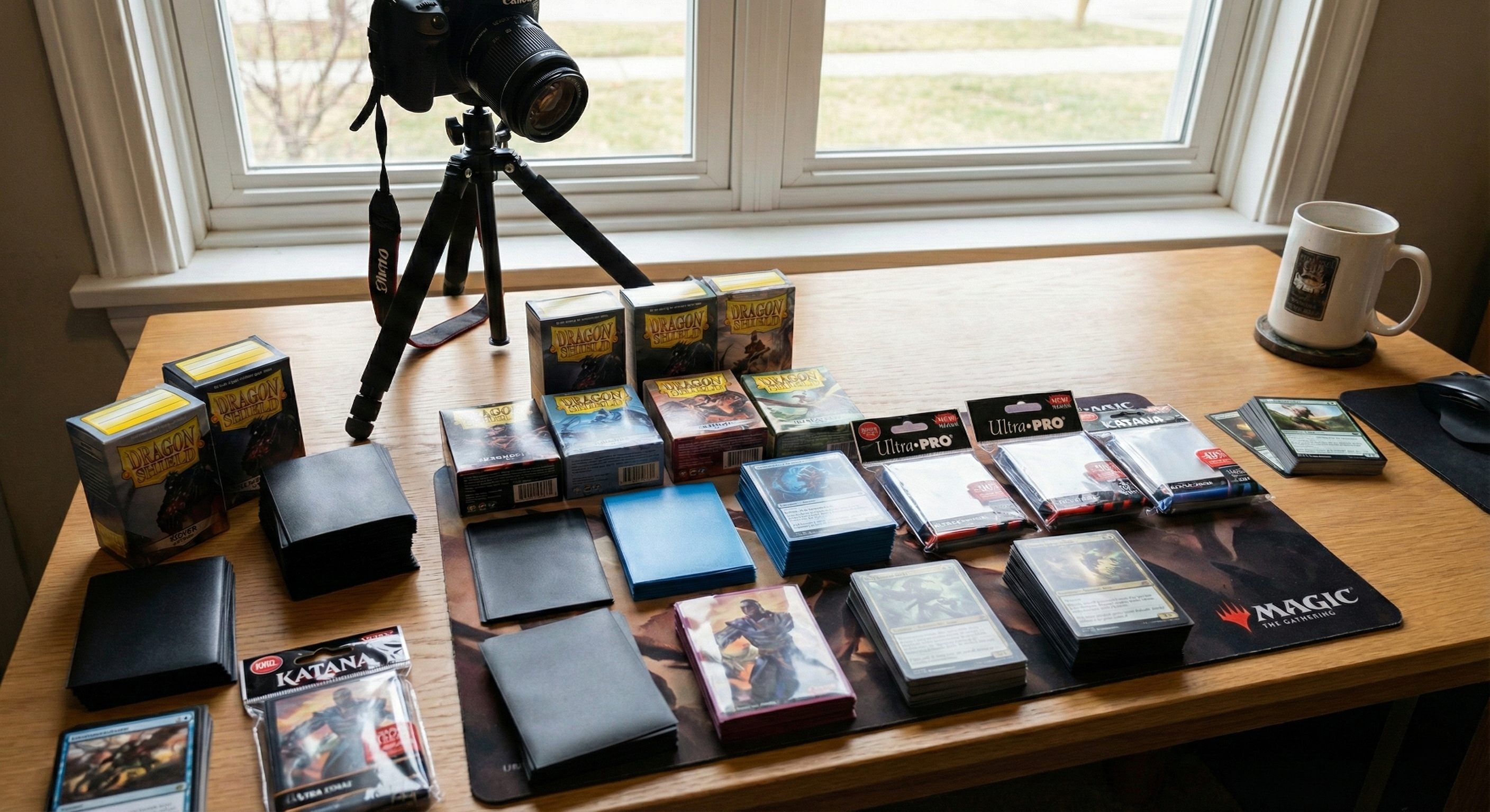 Best Magic: The Gathering card sleeves for 2026 featuring top brands like Dragon Shield, Ultimate Guard Katana, and Ultra Pro