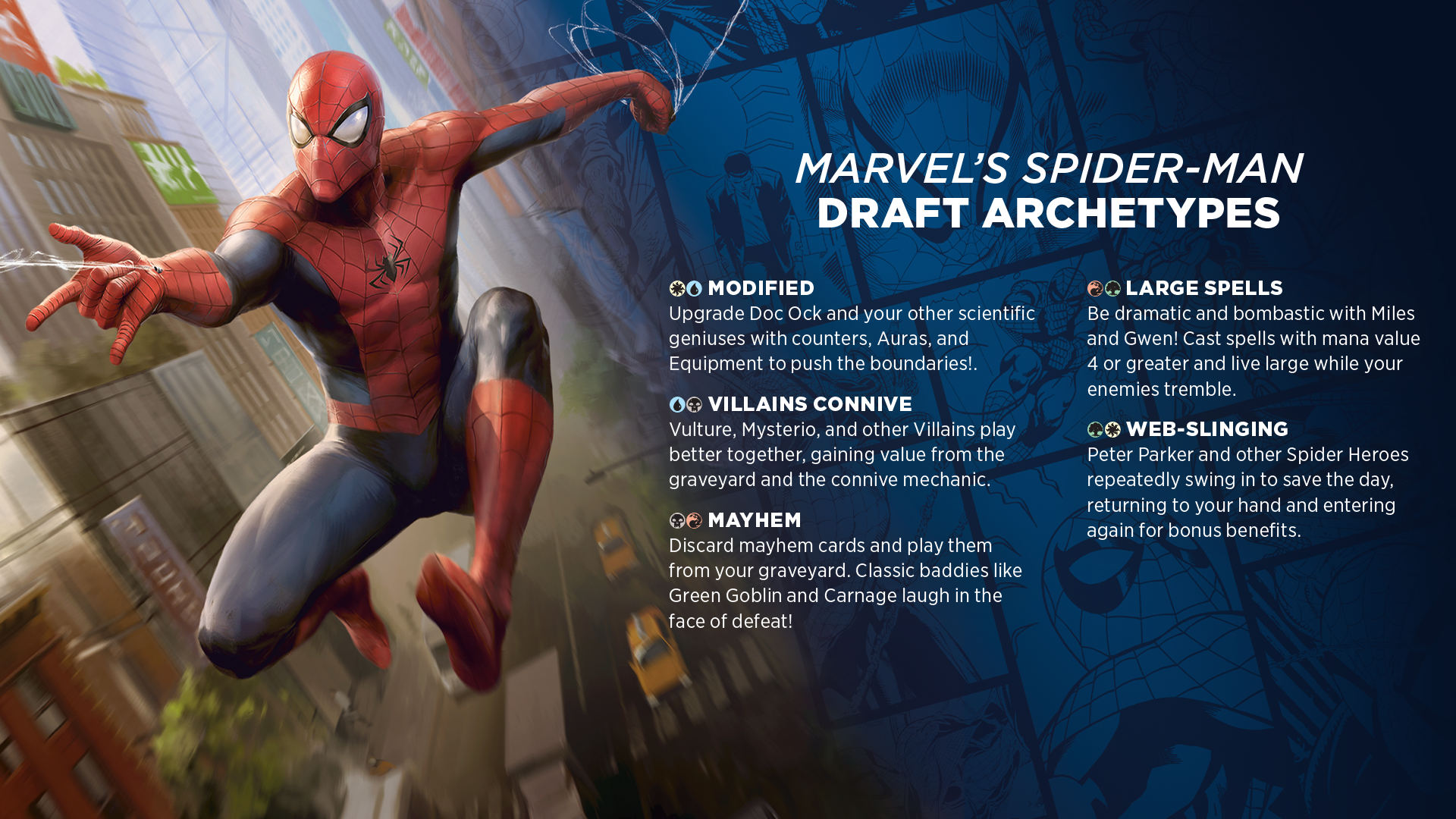 Complete guide to Web-slinging mechanics in Magic: The Gathering Spider-Man set