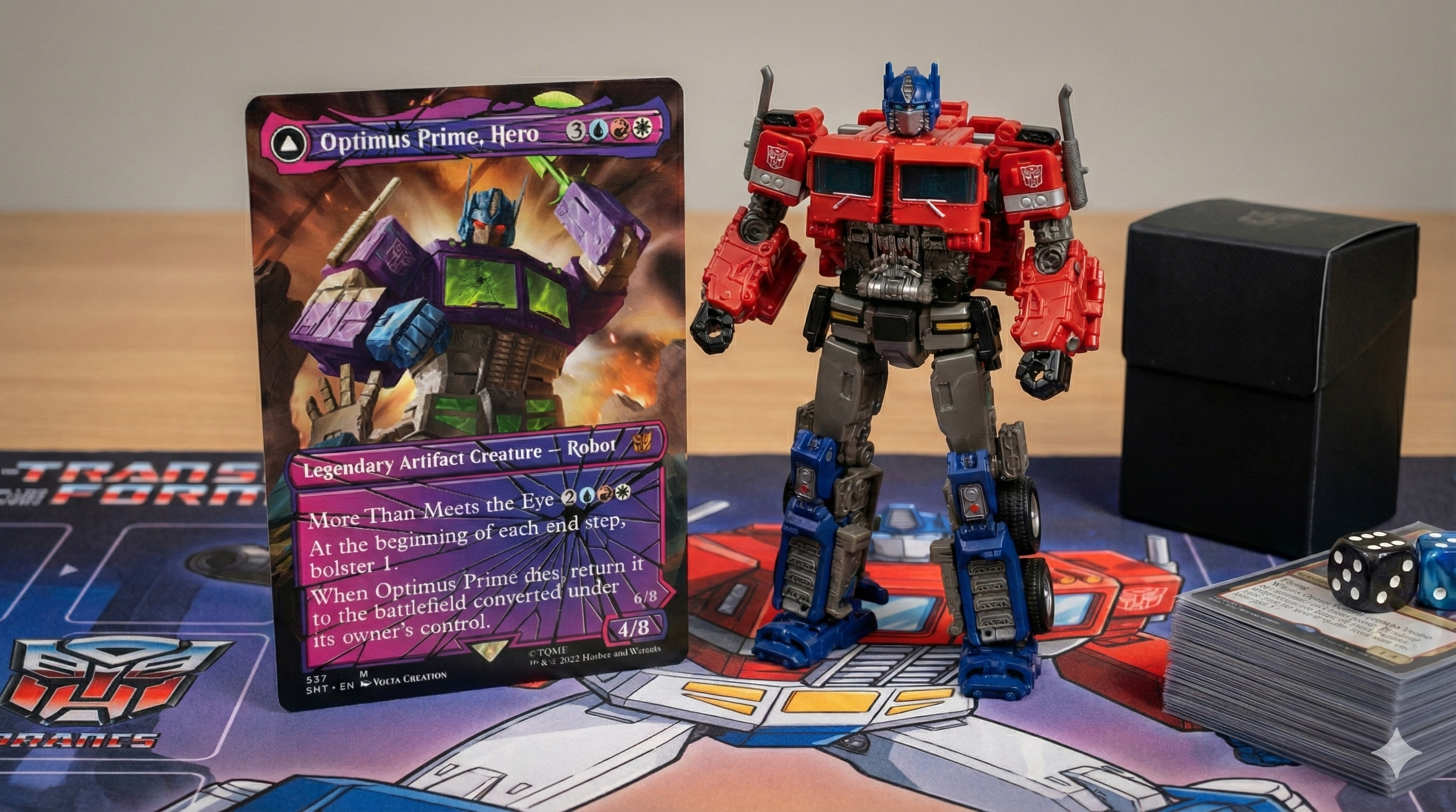 The Brothers' War Collector Booster Box featuring Transformers Magic: The Gathering cards